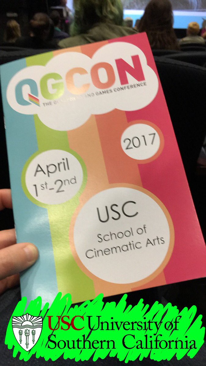 Psyched to finally be attending the Queerness and Games conference and talking about Games Pedagogy for Social Change! 🌈🎮#QGcon