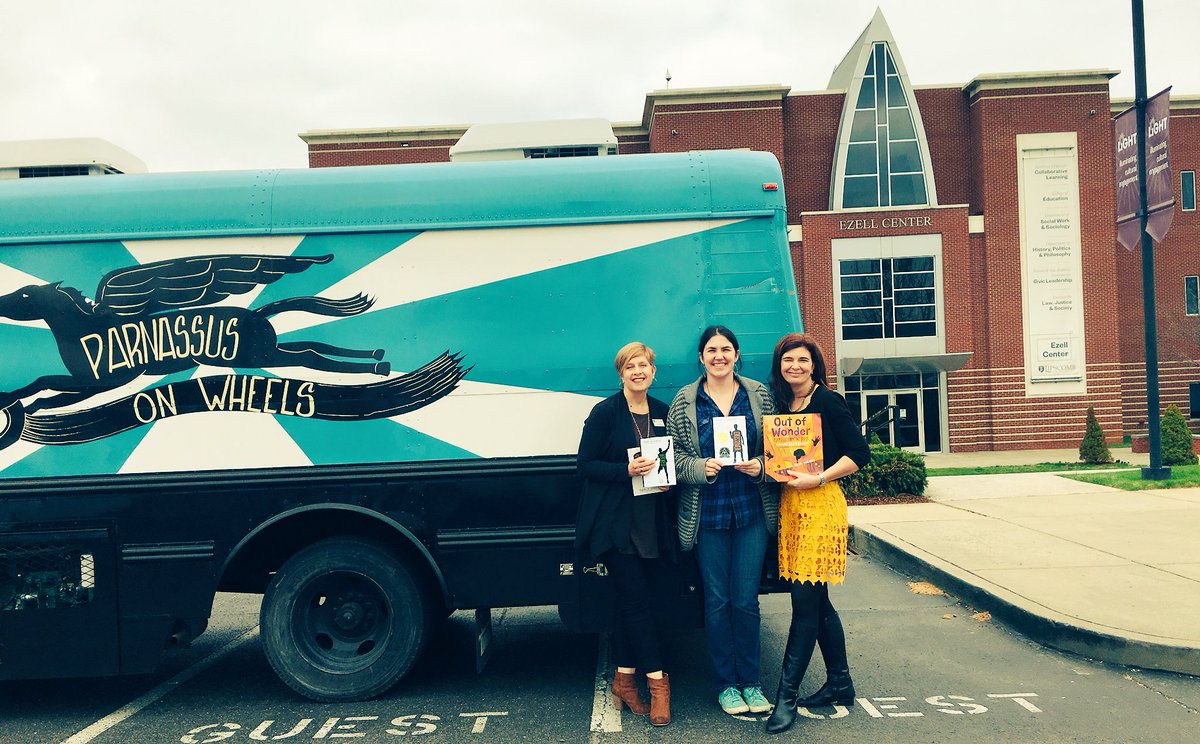 ParnassusTruck's tweet photo. Goodbye Abriendo Puertas friends - Thanks for amazing recommendations! See you for @kwamealexander April 19th! #wherespeggy #globalreading https://t.co/wKvK1Z0kvo
