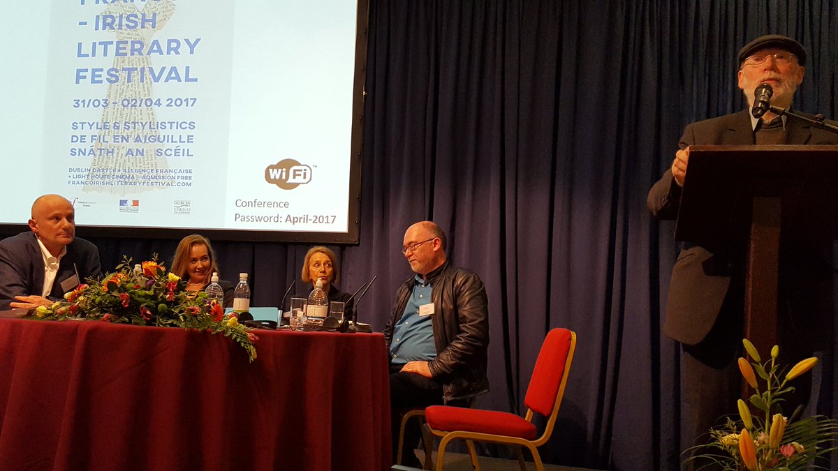 MajellaODea's tweet photo. @afdublin Loved this trilingual reading session at #FILF2017 .@afdublin @LovinDublin https://t.co/wEf3DT0DEN
