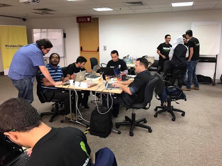 Gurivera's tweet photo. #hackathonProteccion https://t.co/Ns3VmNA6EW