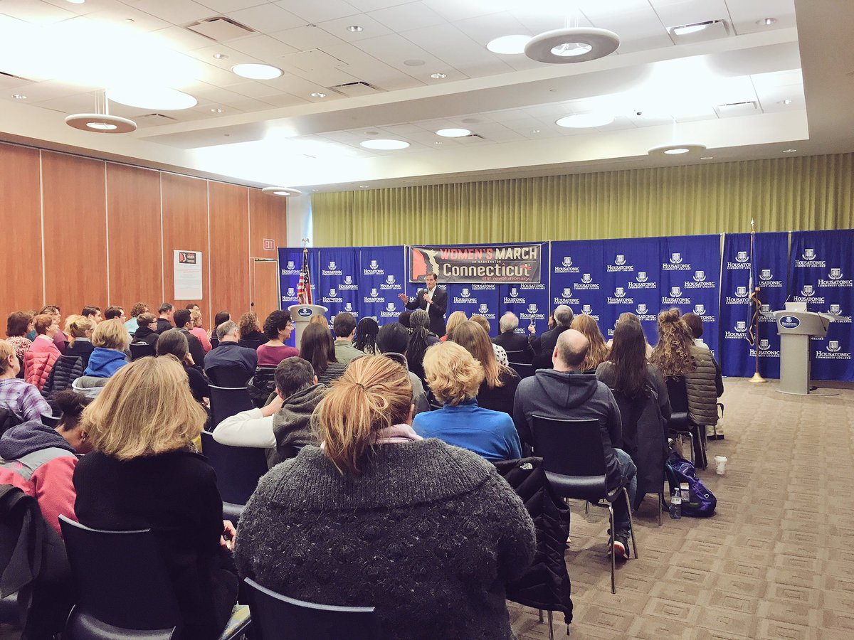 womensmarchct's tweet photo. "At the end of the day, it is the citizens who will make all the difference in this country." - @SenBlumenthal https://t.co/ZKuhH1Df9K