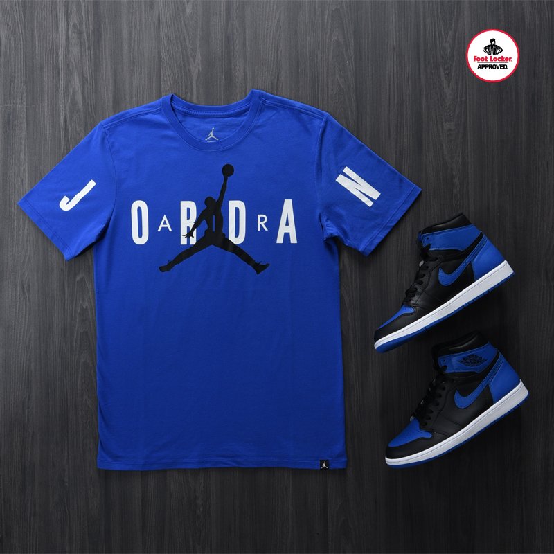 royal blue jordan shirt