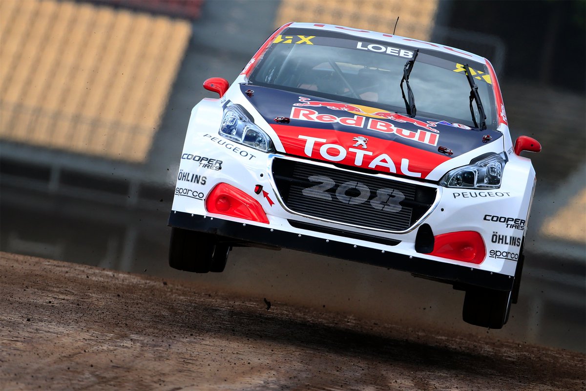 Entre pluie 🌧️ et beau temps ☀️ ! <a href="/FIAWorldRX/">FIA World Rallycross Championship</a> <a href="/peugeotsport/">Peugeot Sport</a> @BarcelonaRX