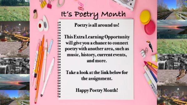 KirklandEnglish's tweet photo. Check out this ELO you can complete for Extra Credit over Spring Break!

https://t.co/vGAXSOSPhF https://t.co/GdUHL2r80F