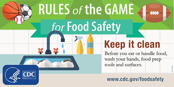 foodsafetygov's tweet image. Cooking for the #FinalFour? Keep your hands clean when handling food. Read more game day #FoodSafety tips: go.usa.gov/xX54X