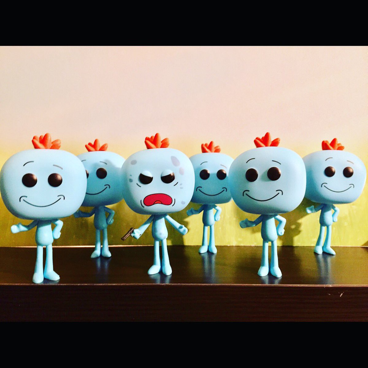 FunkoPlanet's tweet photo. Be the first to get mr meeseeks at our website for only $6.99 best prices on the web!  #rickandmorty sale for limited time only. #funko https://t.co/I4AlrRxxvC