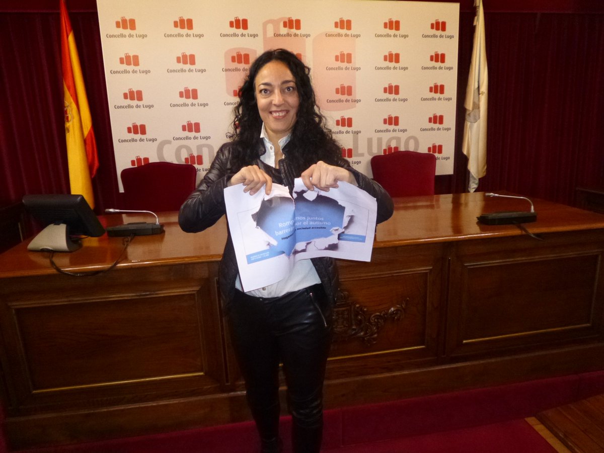 CapacesL's tweet photo. #DiaMundialAutismo
#AnaGAbelleira
#ConcellodeLugo
#CapacesLugo https://t.co/aXEpEwPrMU