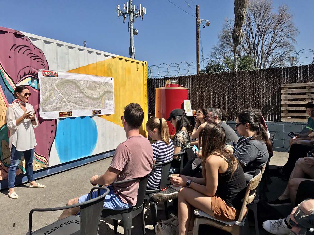 ShapersVan's tweet photo. Day 2 of #ShapeLA: learning about LA's river district and the opportunities its development presents. https://t.co/4Iv4qdYTu1