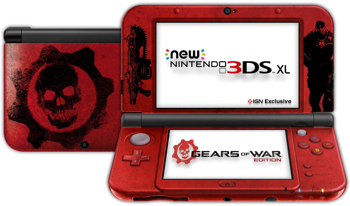 bang leje Maleri IGN Deals on Twitter: "New Nintendo 3DS XL Gears of War Edition announced -  available 4/1/18 https://t.co/cnX9TqWnz7 https://t.co/BTKD1cIroF" / Twitter