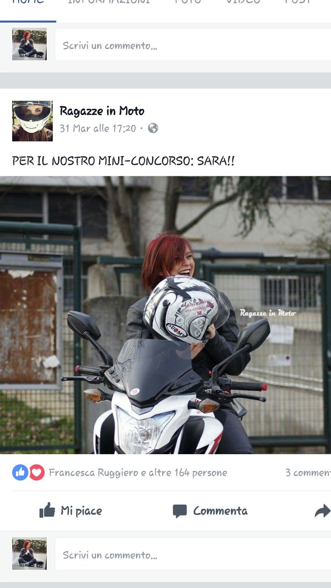 Saaarins's tweet photo. Lasciate un piccolo #like alla foto del link? #grazie #concorso #ragazzeinmoto #thanks

https://t.co/4beMZYjecB https://t.co/k8PUm53Y0g