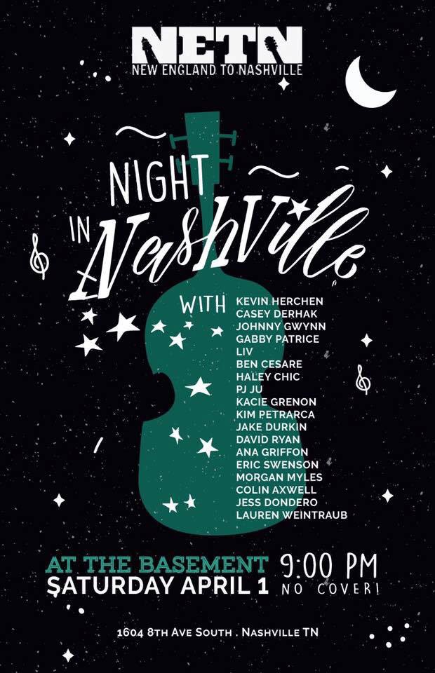 NETNFAN's tweet image. Tonight @TheBasementNash ! No cover and we keep the spotlight on songwriters hours after @TinPanSouth  ends! Spread the word....