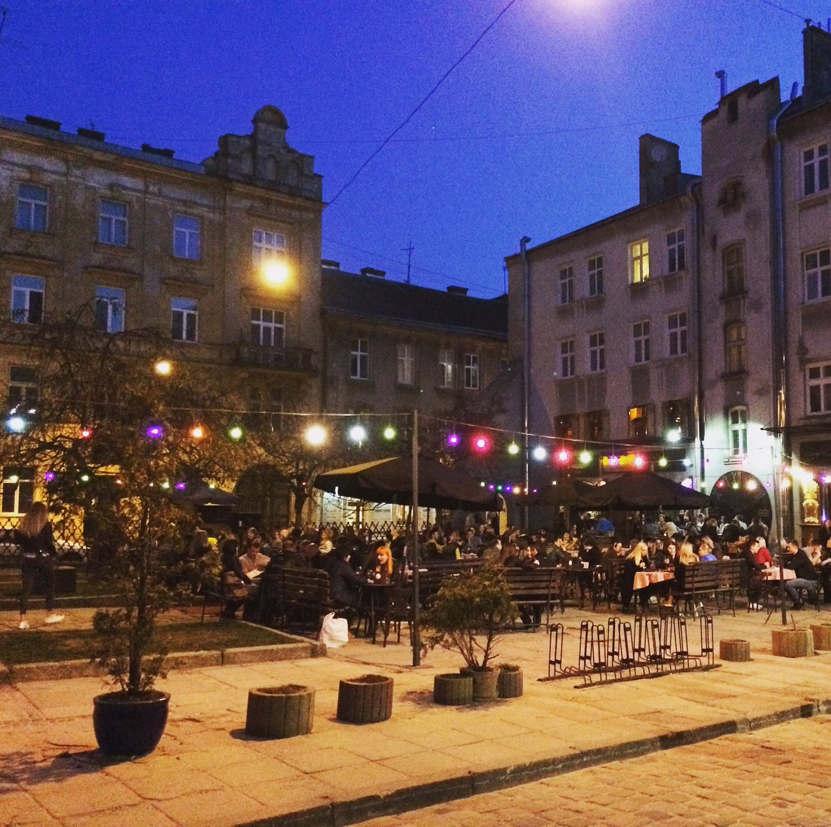 #Lviv by night. Bijzonder mooie stad. Aanrader voor eenieder. #travel #ukraine