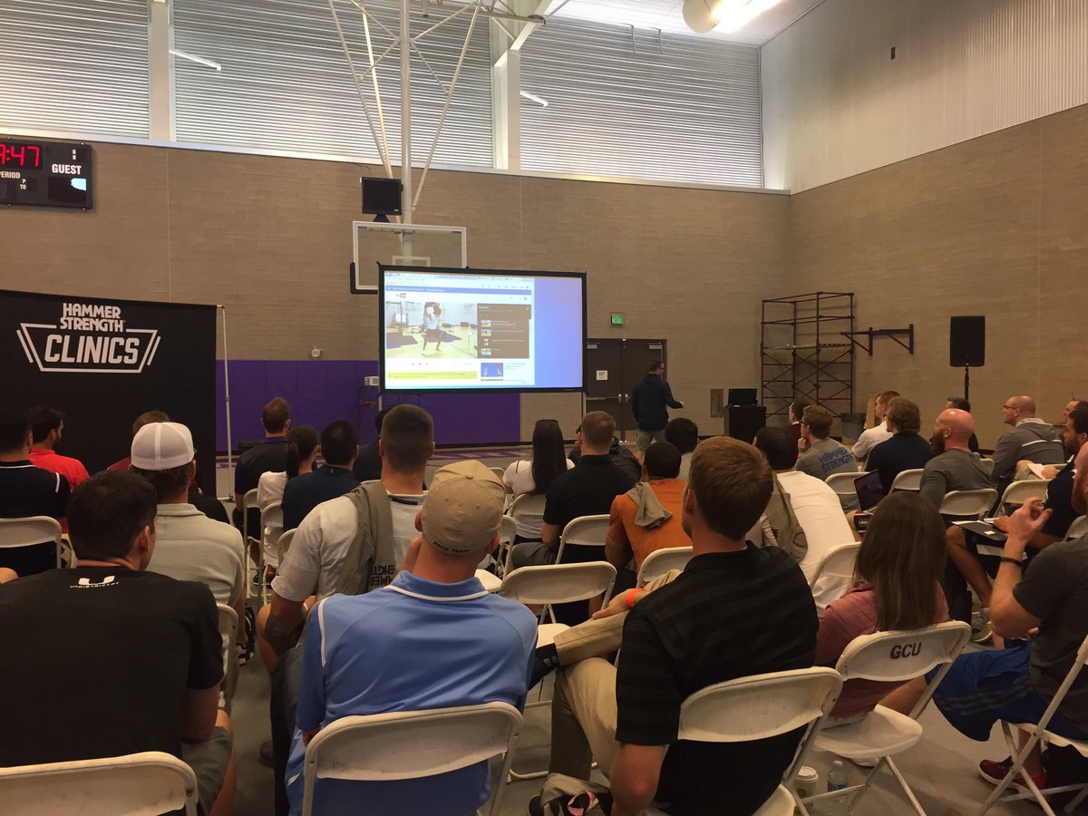 GCU_Performance's tweet photo. Great day of learning with the Performance final 4 strength clinc yesterday at LPC. Thanks to Hammer Strength https://t.co/prJwWR7yf3