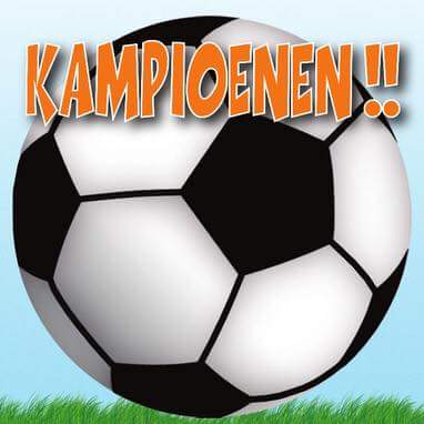 Namens de vrijwilligerscommissie willen wij 
DOS Kampen 2 feliciteren met hun kampioenschap