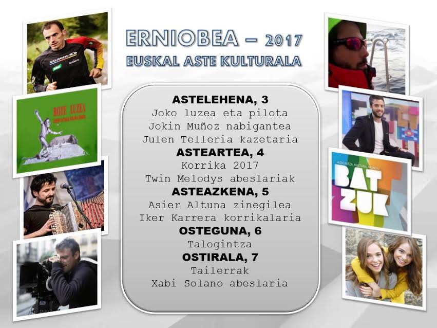 Euskal aste kulturala.Apirila 2017