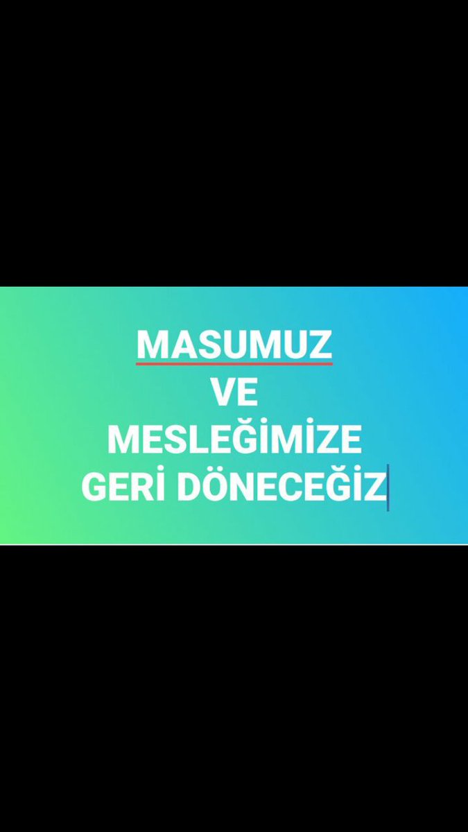 #WhatisKHK  Zulüm ile abâd olanın, ahiri berbâd olur. Mazlumlar inşallah gülecek!Mesleğimize döneceğiz!!! @Khk_magduru86 <a href="/eisberg5858/">Eisberg ⚪️🔴</a>