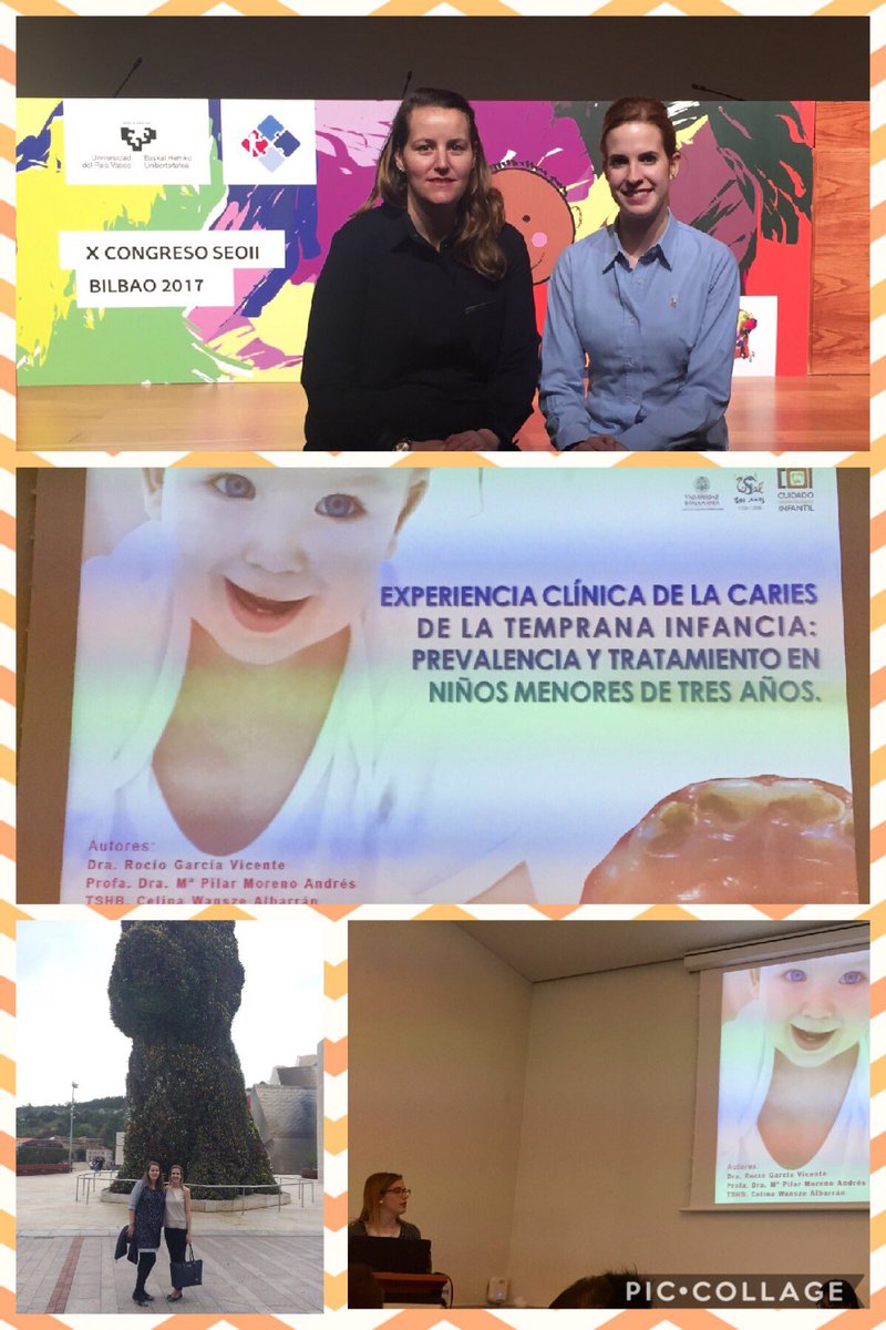 COI_dental's tweet photo. Nuestras doctoras @moreno_odontop y Rocío en el X congreso nacional de la #SEOII.
#bilbao, #odontología, #porlasonrisadeunniño https://t.co/5Q1srZZspo