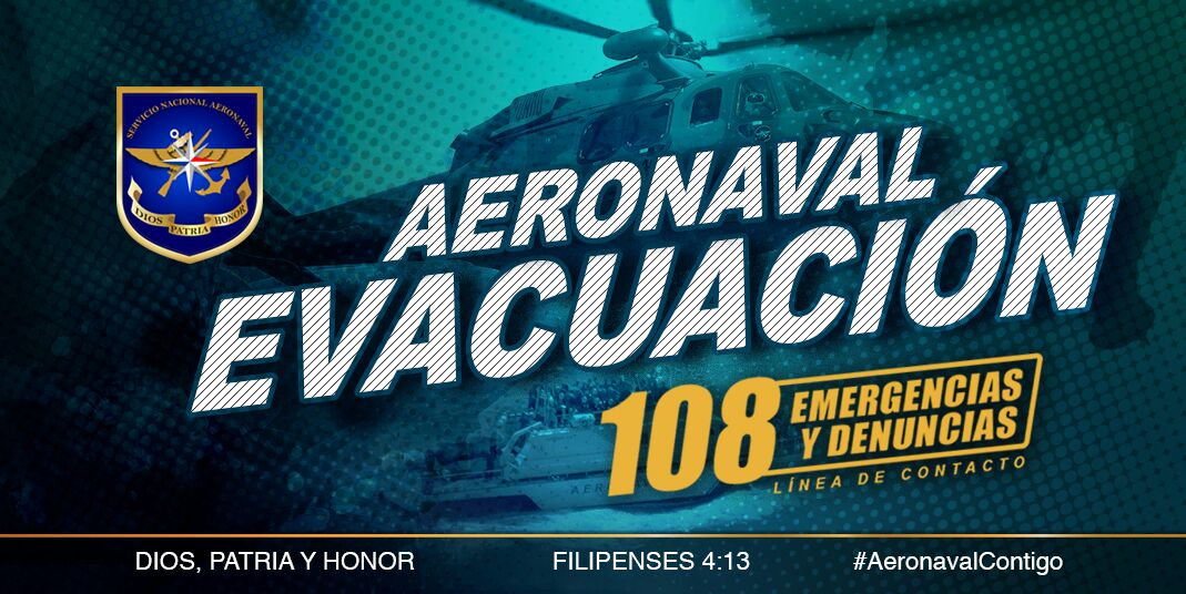 aeronavalpanama's tweet photo. En misión #HelicópteroAmbulancia AN-144 con Pilotos y Paramédicos se desplazan rumbo para evacuar femenina que necesita atención médica https://t.co/6h6z2IrsiD