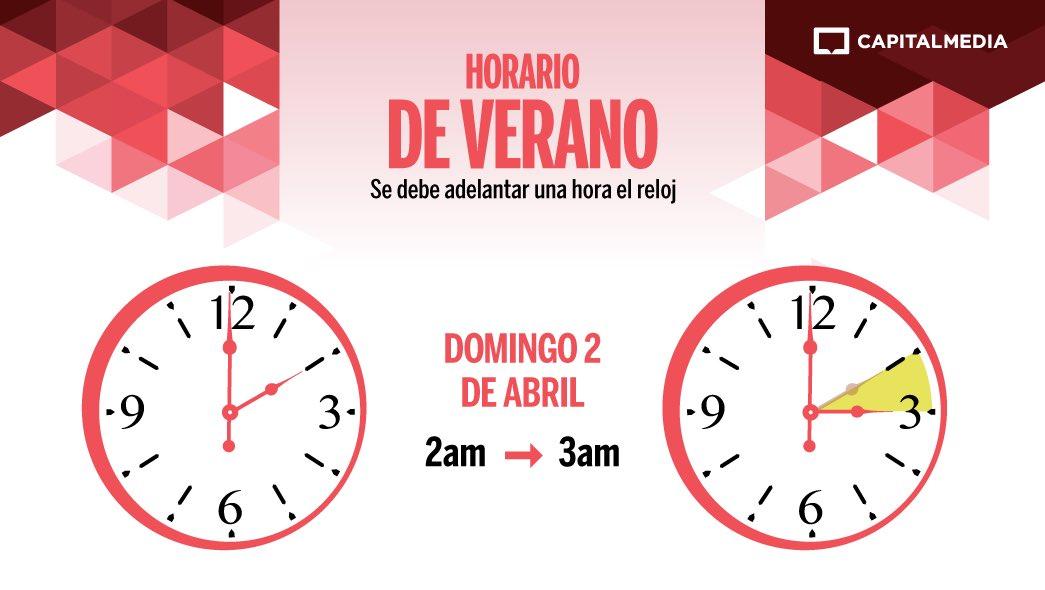 Hoy cambien su reloj #HorarioDeVerano