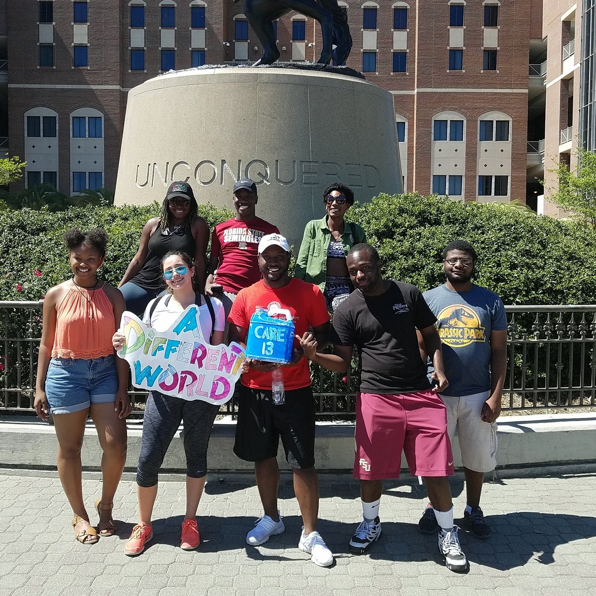 CARE_FSU's tweet photo. Congrats to #CARE13 for winning Penny Wars...the group with the most points! Graduating and still giving back to CARE #CAREWeek2017 https://t.co/PL9jOHEXfs