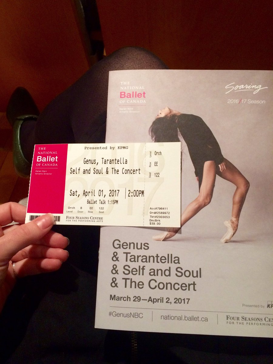NoraMaryS's tweet photo. I'm in love with #GenusNBC @nationalballet https://t.co/RjXIZMPiNb
