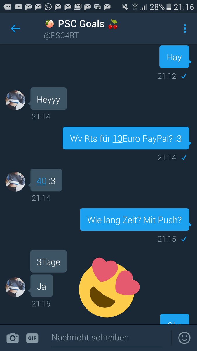 xSabbaa's tweet image. 40 Rts in 3 Tagen für 10€ PayPal von @PSC4RT
Das schaffen wir oder?

Push? @GenitivObjekt :3