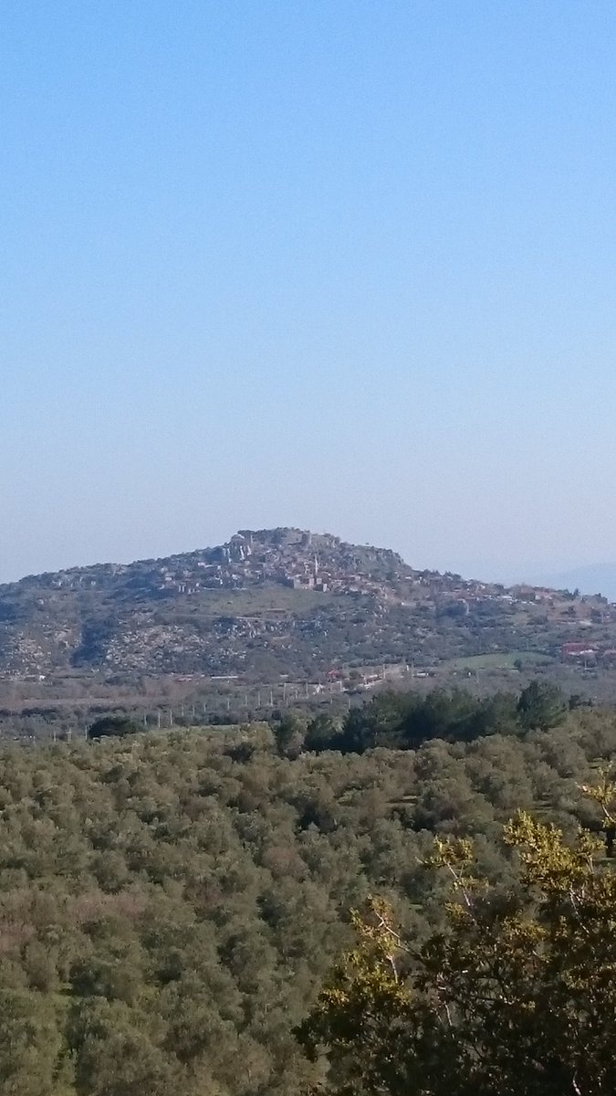 Assos /Behramkale. view from Paşaköy #Assos #archeology #Turkey #Canakkale