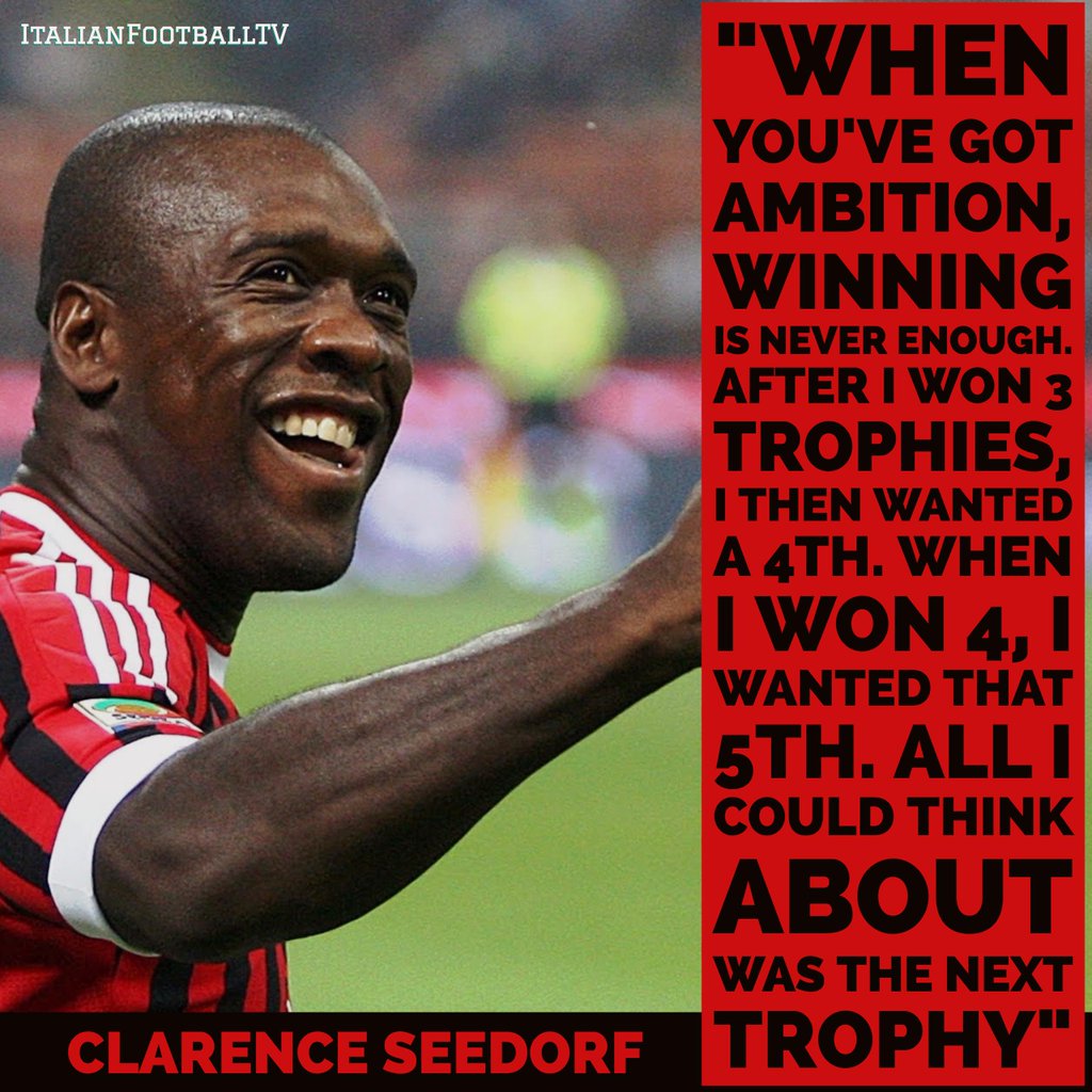 A born winner. Happy 41st Birthday, Clarence Seedorf. 