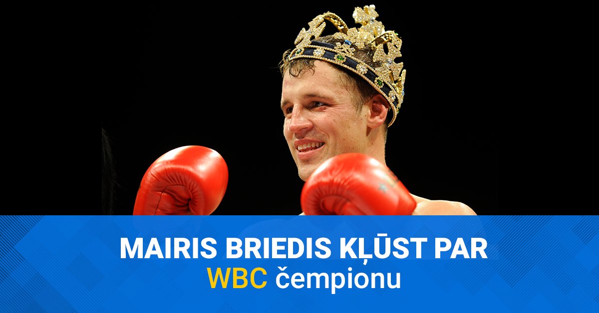 Mairis Briedis kļūst par WBC čempionu delfi.lv/a/48690915