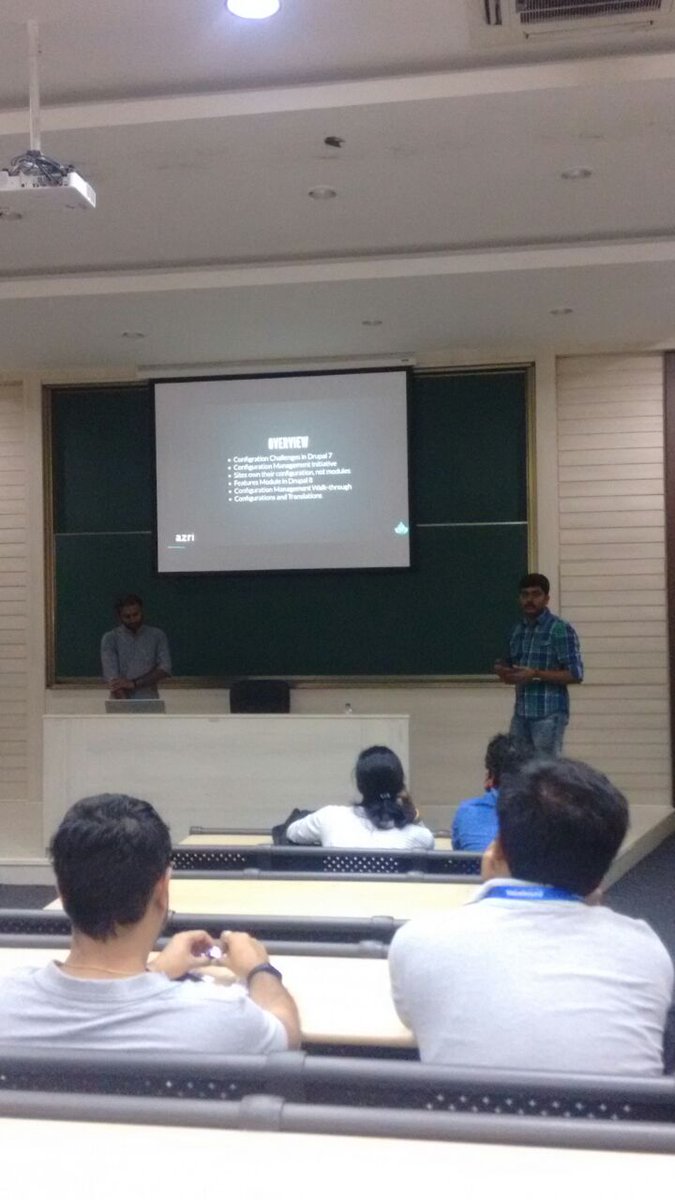 #drupal8 CMI session at <a href="/DrupalMumbai/">DrupalMumbai</a>