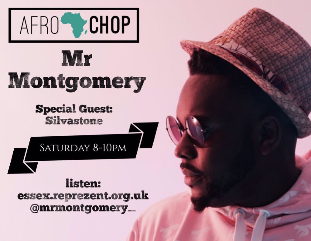 SilvastoneTEAM's tweet image. Right NOW we locked into #AfroChop show on @ReprezentEssex via essex.reprezent.org.uk/#/ with @mrmontgomery_ - Special guest today SILVASTONE