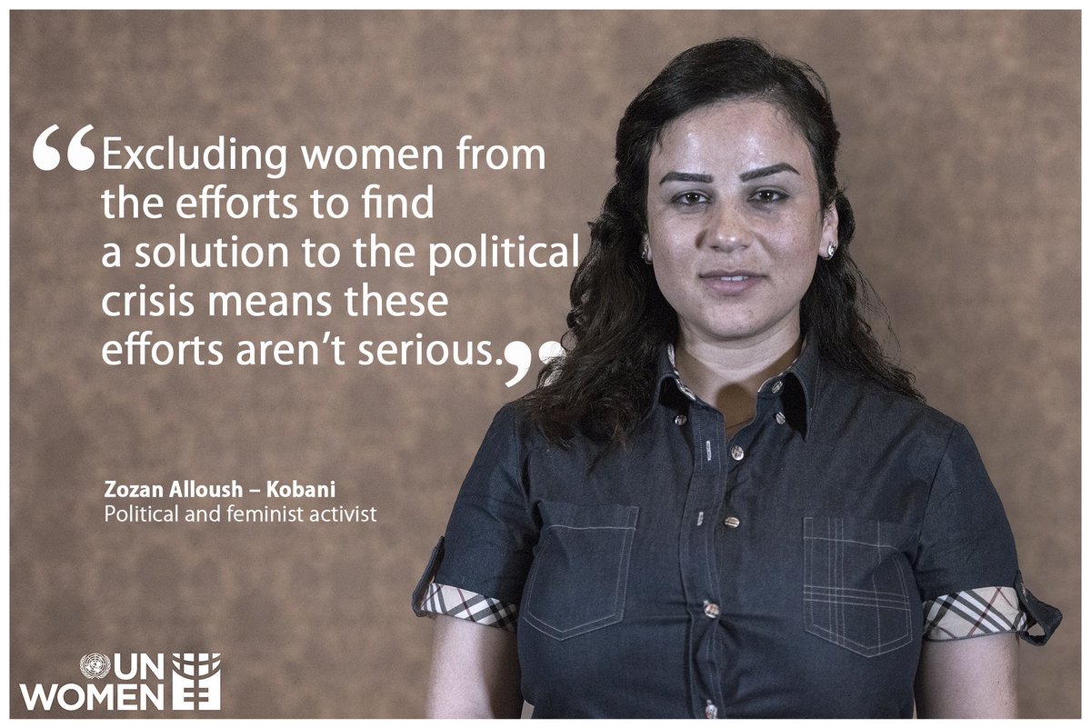 Including women in peacebuilding processes makes peace last longer. #WomenofSyria must play a role at #SyriaConf2017. #FutureofSyria