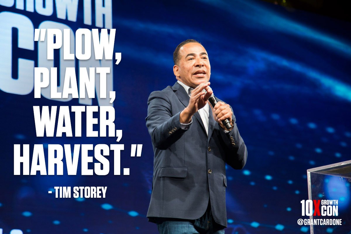 GrantCardone's tweet photo. "Plant, Plow, Water, Harvest." - @timstorey
https://t.co/Oi2h0r1z4x
#10XGrowthCon #10X https://t.co/h5C4SYMF65