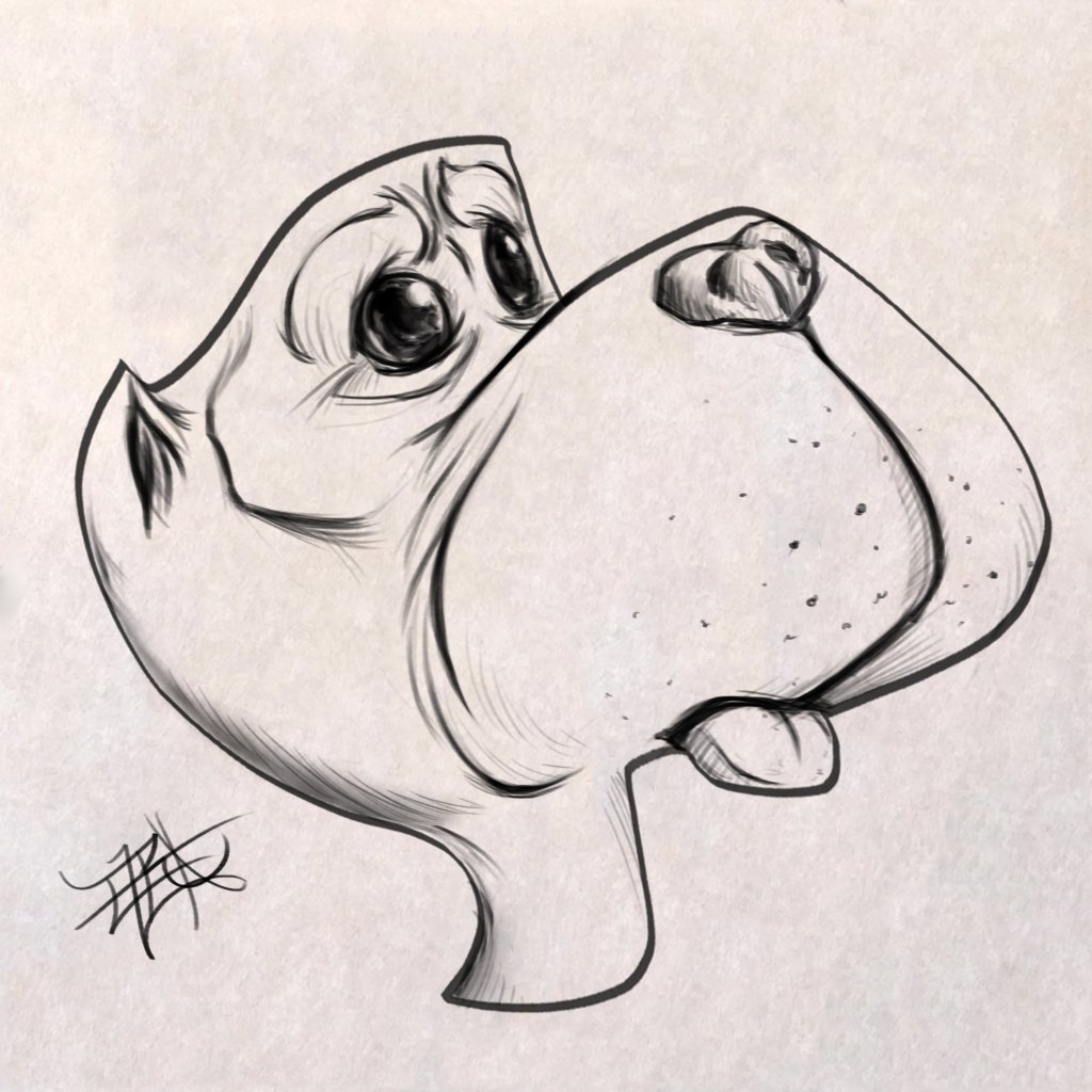 ezra_lau's tweet image. Saturday, 1st of April, 2017 #cartoon #dog #shapegame #sketch