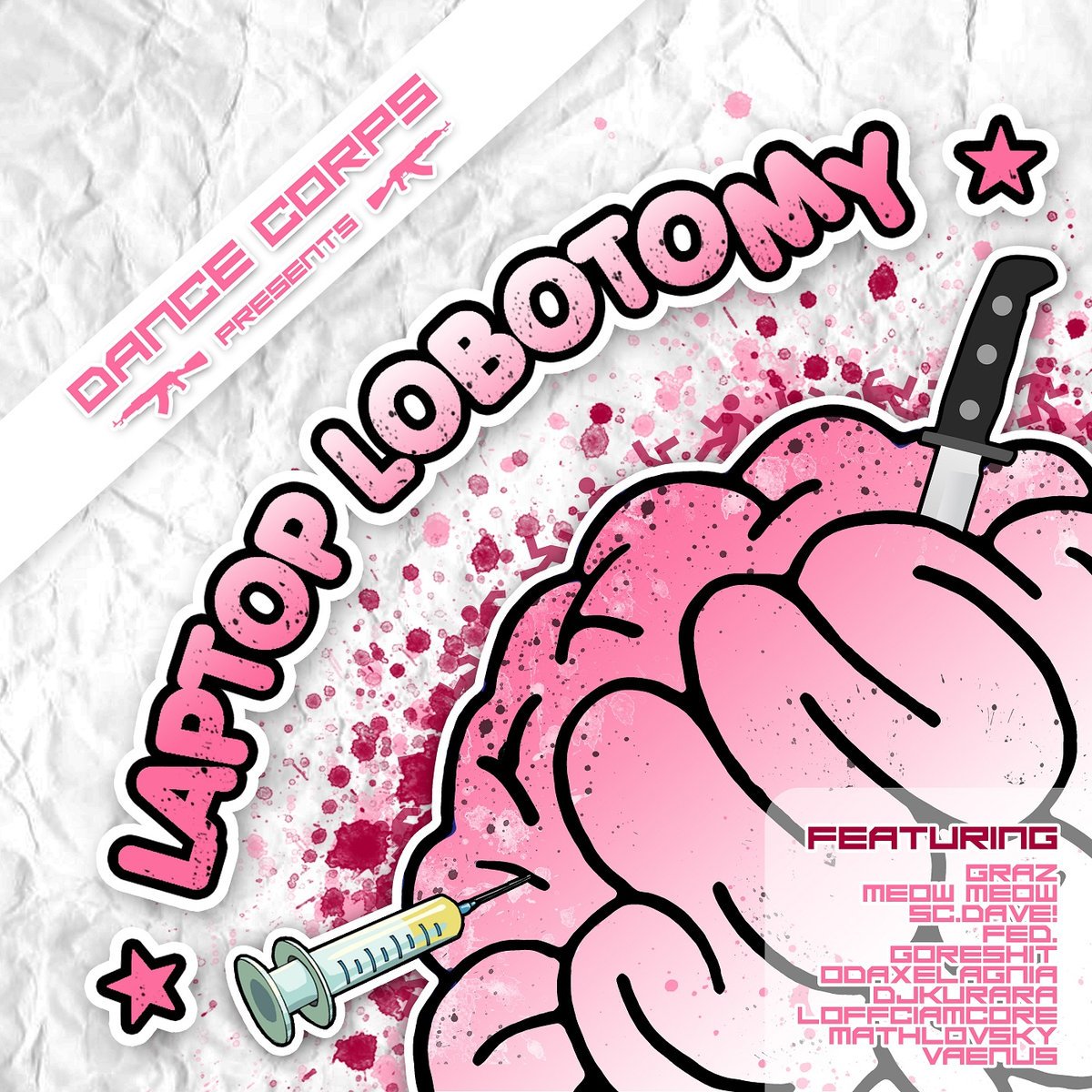 GrazCore's tweet photo. Brand new #DanceCorps dropped today. Grab the album here: https://t.co/mwmG8PMrDu #breakcore #mashcore https://t.co/ypyIPvT84F