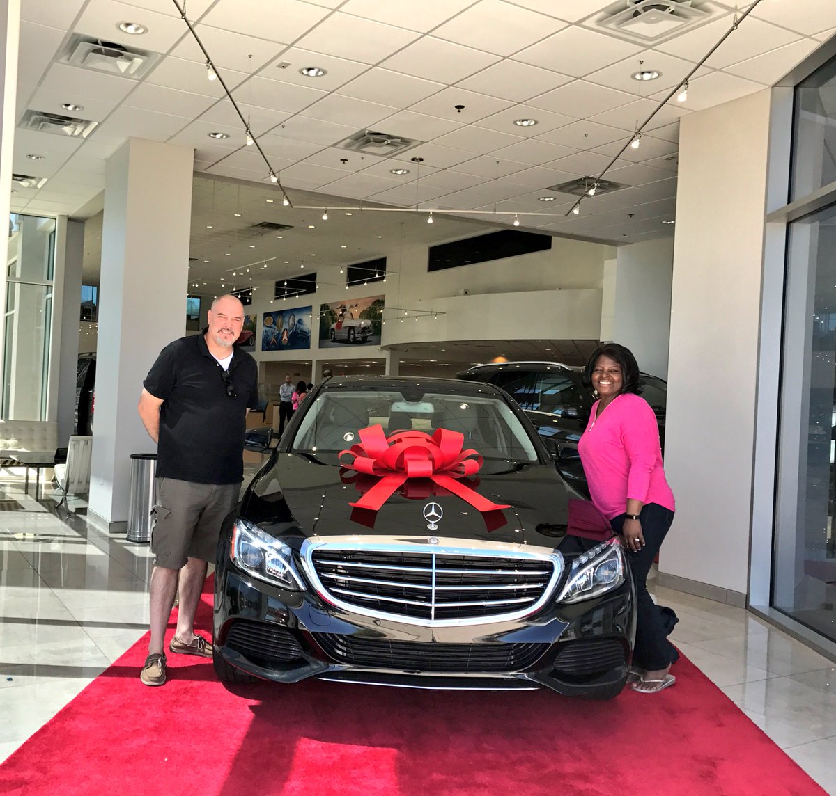 YourBenzAgent's tweet photo. The new owners of this beautiful 2016 #mercedesbenz #C300 #luxury #benz #rbmofalpharetta #cclass https://t.co/OWrWru2EnS