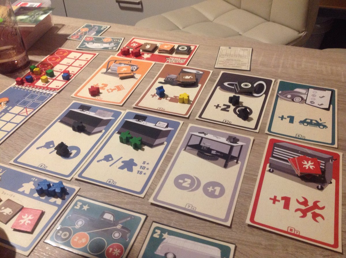 alexander_lauck's tweet photo. 4 player game of #greasemonkeygarage @FedorSosnin still an excellent game ;) https://t.co/4ATUjtIRgo