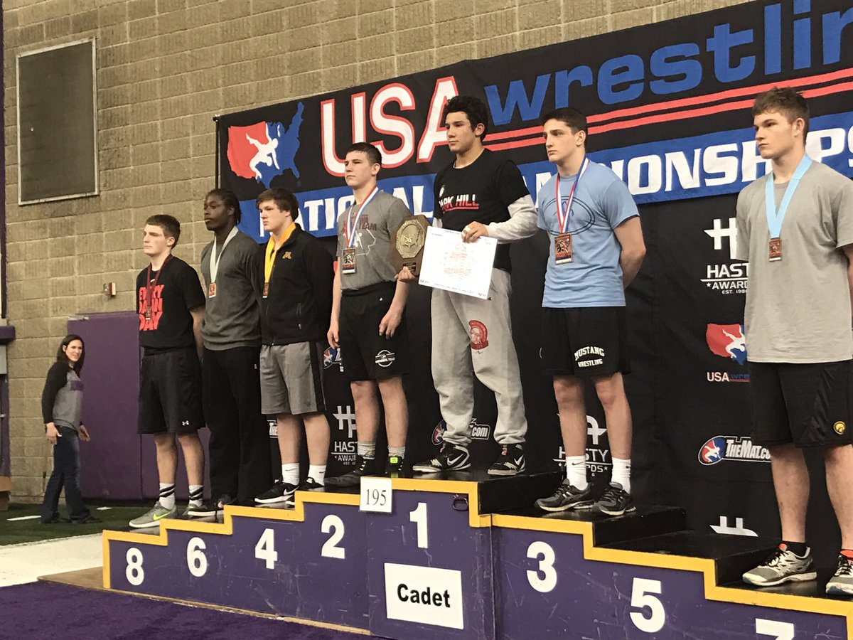 ParkHillWrestle's tweet photo. Winning National championship Titles #phproud @PHTrojansFB @TrojansDefense https://t.co/5HYY8yY5nW