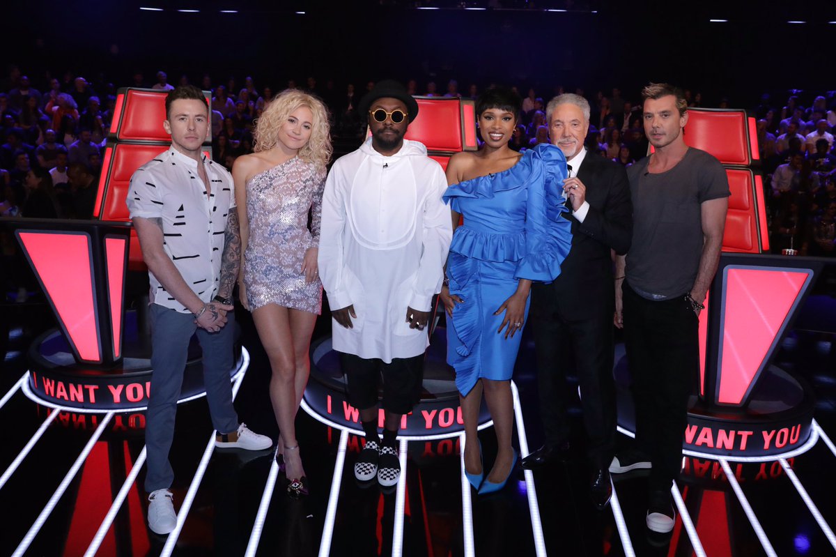 #TheVoiceUK coaches <a href="/iamwill/">will.i.am</a> <a href="/IAMJHUD/">Jennifer Hudson</a> <a href="/RealSirTomJones/">Tom Jones</a> <a href="/GavinRossdale/">GAVIN ROSSDALE</a> meet #TheVoiceKids coaches <a href="/PixieLott/">Pixie Lott</a> and <a href="/itsDannyJones/">Danny Jones</a>