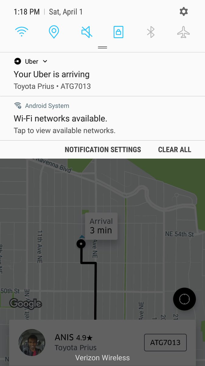harveylievable's tweet photo. @Uber your app is acting up, arriving should mean within a minute, right? https://t.co/UpEFihxCX9