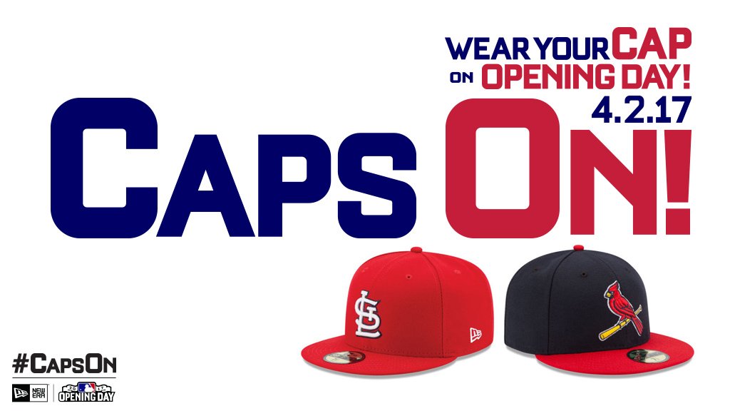 Cardinals's tweet image. Get your Cardinals #CapsOn for #OpeningDaySTL! Retweet this for your chance to win a new #STLCards cap!