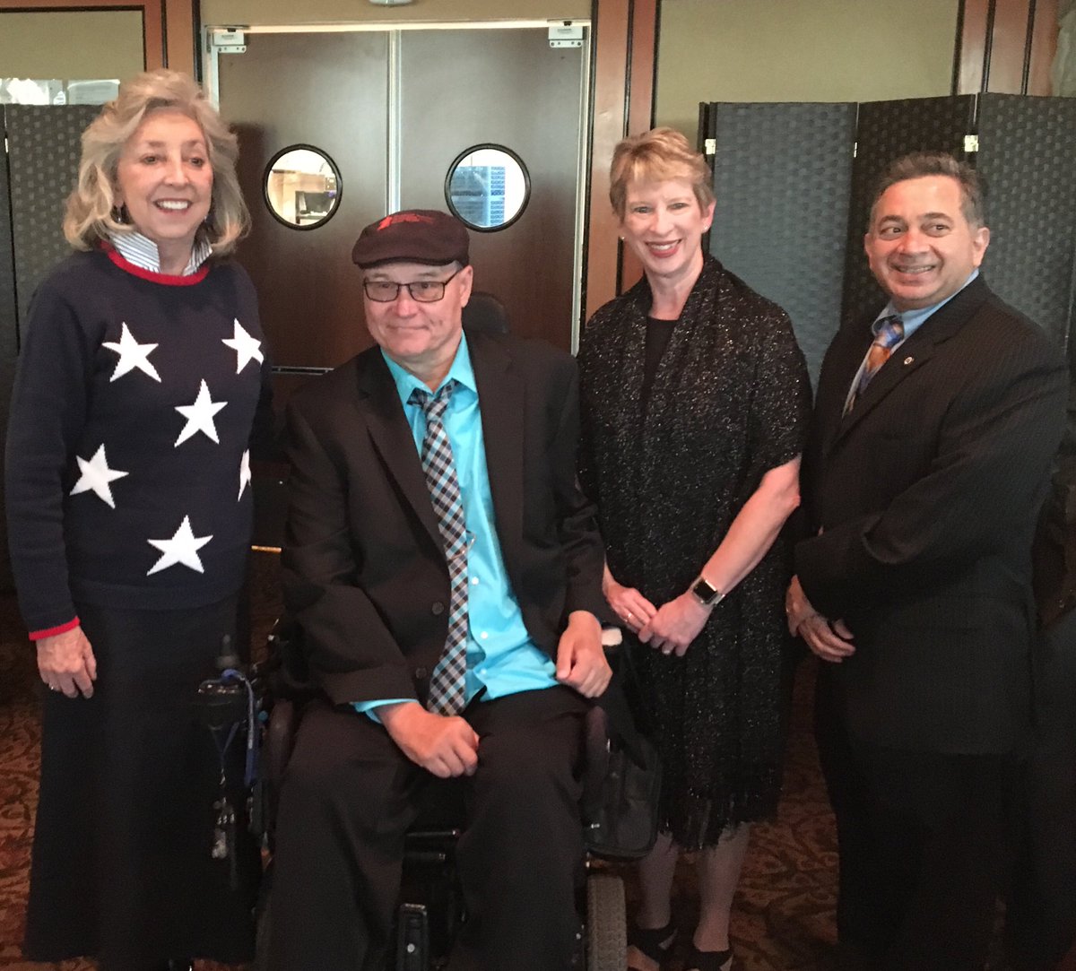 repdinatitus's tweet photo. Thanking @PVA1946 #LasVegasChapter & their families for all they have sacrificed for our country. #ThankAVet https://t.co/g7UhnYLxEI
