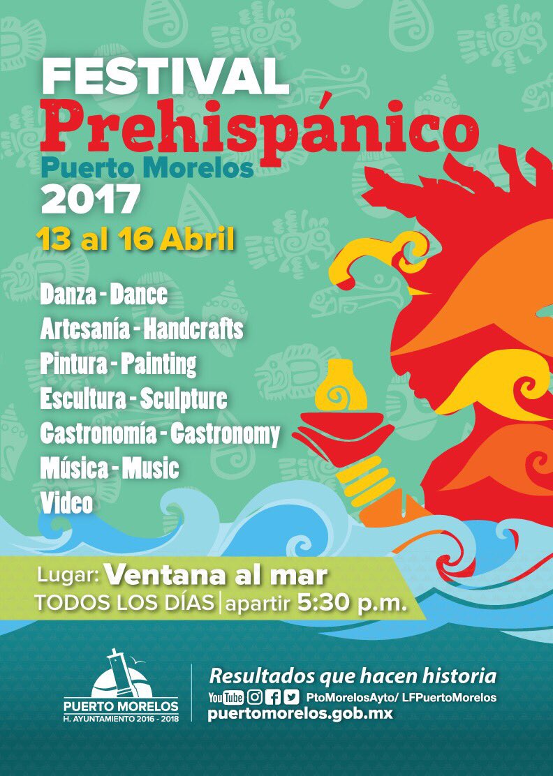¡Conoce el festival prehispánico que tenemos para ti en nuestro #PuebloConEncanto!
Puerto Morelos es sus raíces, su cultura

¡Ven a conocer!