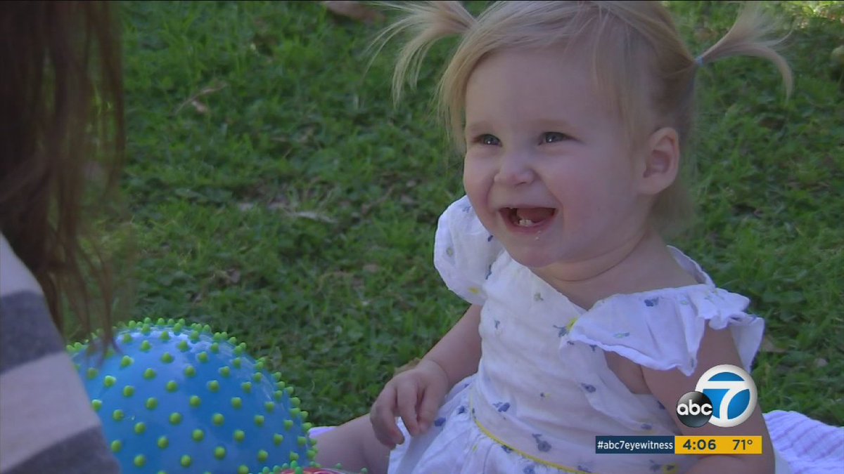 ABC7Chicago's tweet photo. Family raises money to find cure for toddler with childhood Alzheimer's: https://t.co/rxQmxjxT5n https://t.co/sG6W6ltQfQ