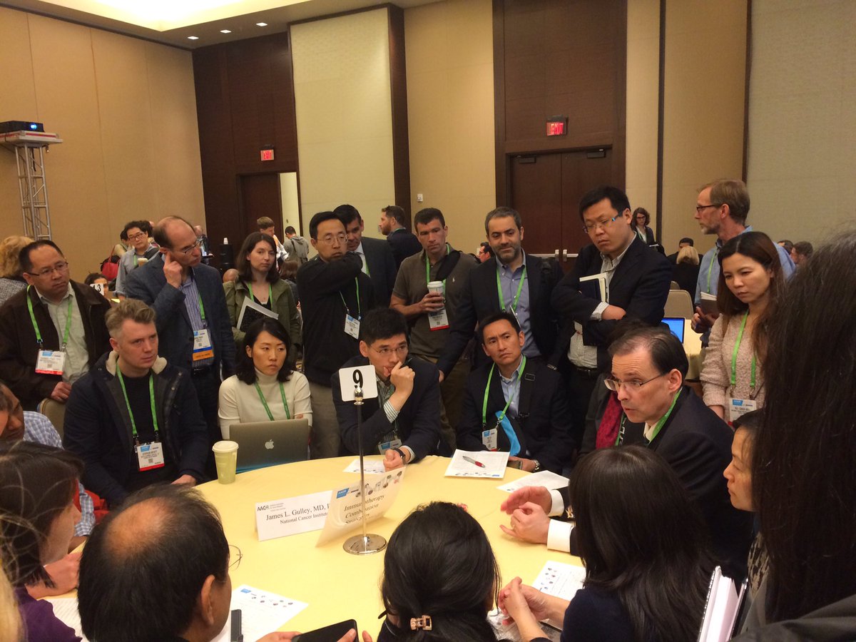 Dr. Gulley <a href="/gulleyj1/">@gulleyj1</a> talks about #Immunotherapy combination strategy at #AACR17. @NCICCR_MOS