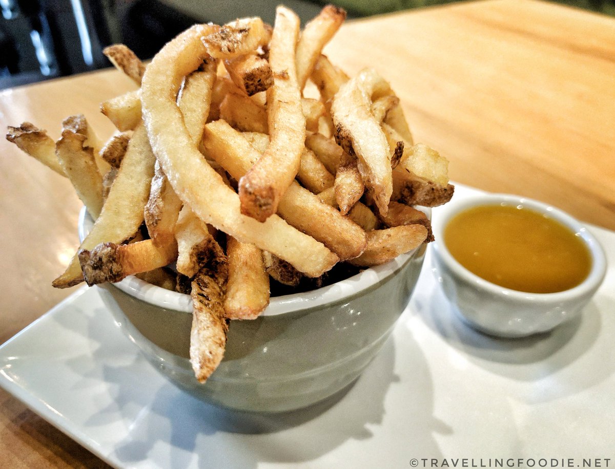 Savour Stratford Maple Trail: Keystone Alley - maple-butternut squash dipping sauce paired with house-made French fries