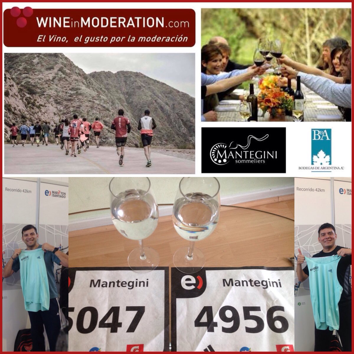 #VinoyDeporte #MaridajeSaludable #Santiago🇨🇱 <a href="/BodegasAR/">Bodegas de Argentina</a> "El Vino consumido con moderación es compatible con una vida saludable" #42k Salud!