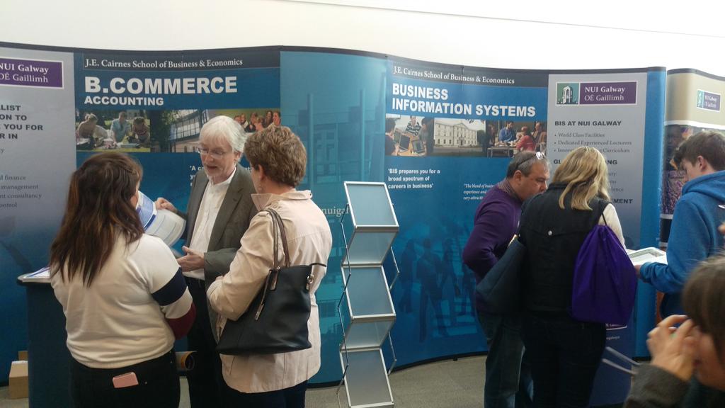 galwaycairnes's tweet photo. Great meeting so many future #business students at the @nuigalway #openday today #choosenuigalway #Cairnes #BComm https://t.co/NfUJkCYTVE