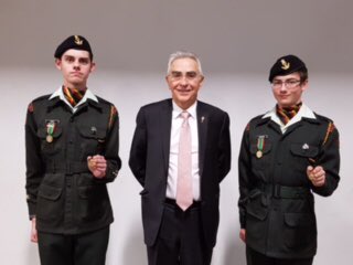 bobwanner's tweet photo. Thank-you to Cptn Bradley & all Cadets for opportunity to speak w/& view parade of 2313 #SALH (Kiwanis) #RCACC #medhat https://t.co/TctMcngA63