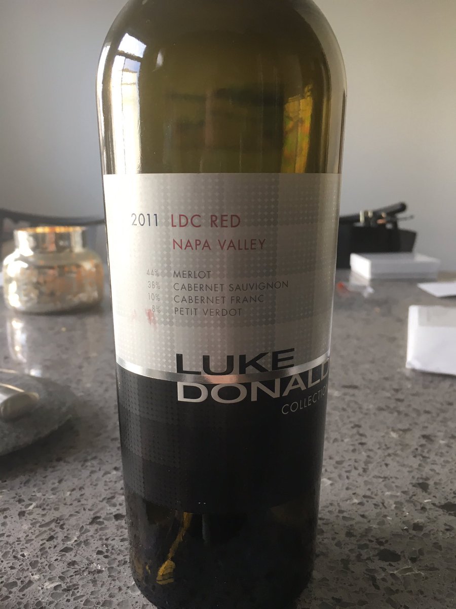 Enjoy your wine <a href="/LukeDonald/">Luke Donald</a> look forward to playing 18 and sharing a bottle soon